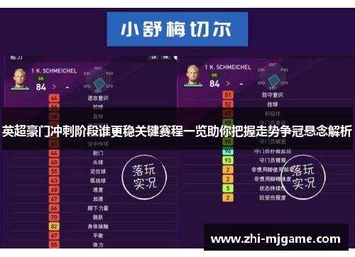 英超豪门冲刺阶段谁更稳关键赛程一览助你把握走势争冠悬念解析 英超豪门冲刺阶段谁更稳关键赛程一览助你把握走势争冠悬念解析